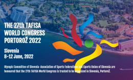 Prijave na 27. TAFISA svetovni kongres še vedno odprte