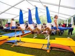 Gimnastična vadba za starejše v Športnem društvu Sokol Bežigrad